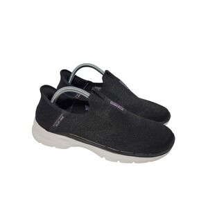 Skechers GO WALK Sneakers Womens Size 8.5 Black Slip-Ins Walking Shoes 124569